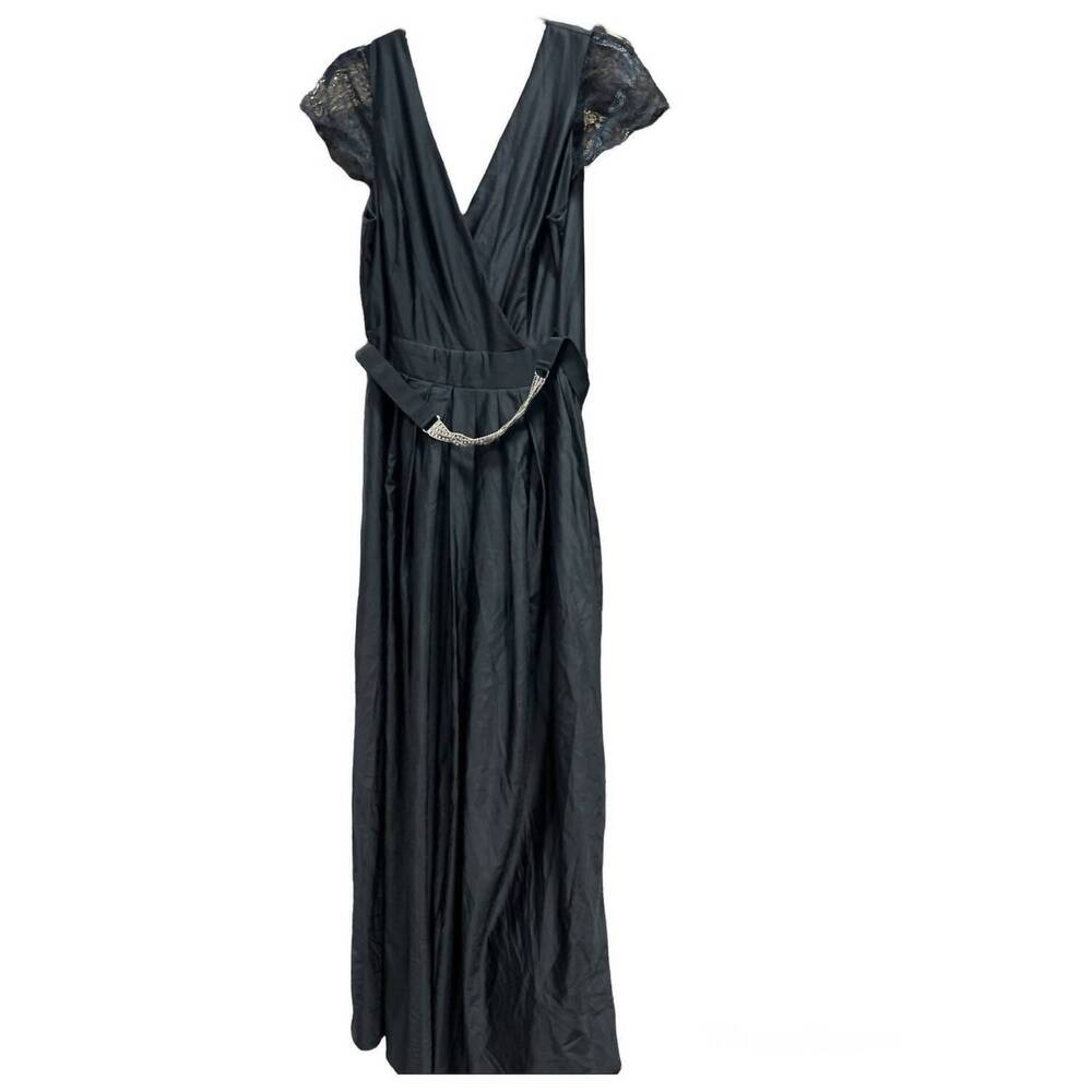 NEW CITY CHIC women's long jumpsuit in black